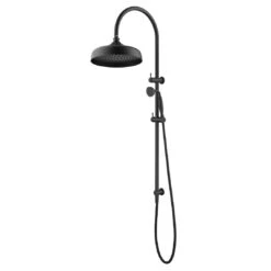 Bella Vista Mica Heritage Twin Shower Black