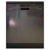 Kleenmaid Free Standing Dishwasher 60cm Black Stainless Steel