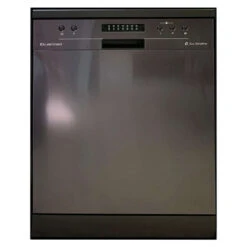 Kleenmaid Free Standing Dishwasher 60cm Black Stainless Steel