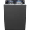 Smeg 60cm Diamond Series Fully Integrated Tall Dishwasher Stainless Steel
