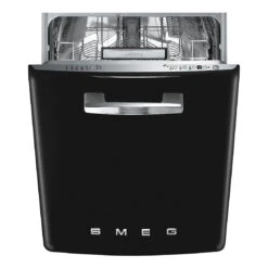 Smeg Built-In Dishwasher Retro Design Black