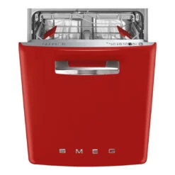 Smeg Built-In Dishwasher Retro Design Red