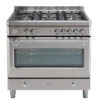 Euro Appliances Dual Fuel Royal Chiantishire Freestanding Oven, Stainless Steel, 90cm