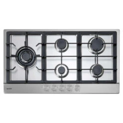 Euro Appliances Gas Cooktop 90cm Stainless Steel