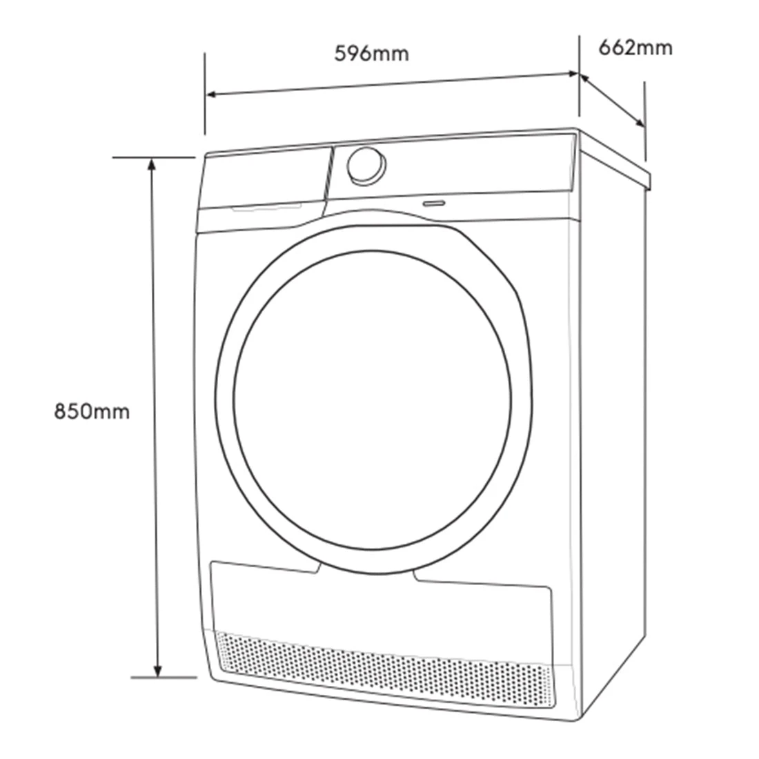 Electrolux 8kg UltimateCare 500 Heat Pump Dryer Electrolux 8kg UltimateCare 500 Heat Pump Dryer -Cook & Bathe EDH803P5WC spec