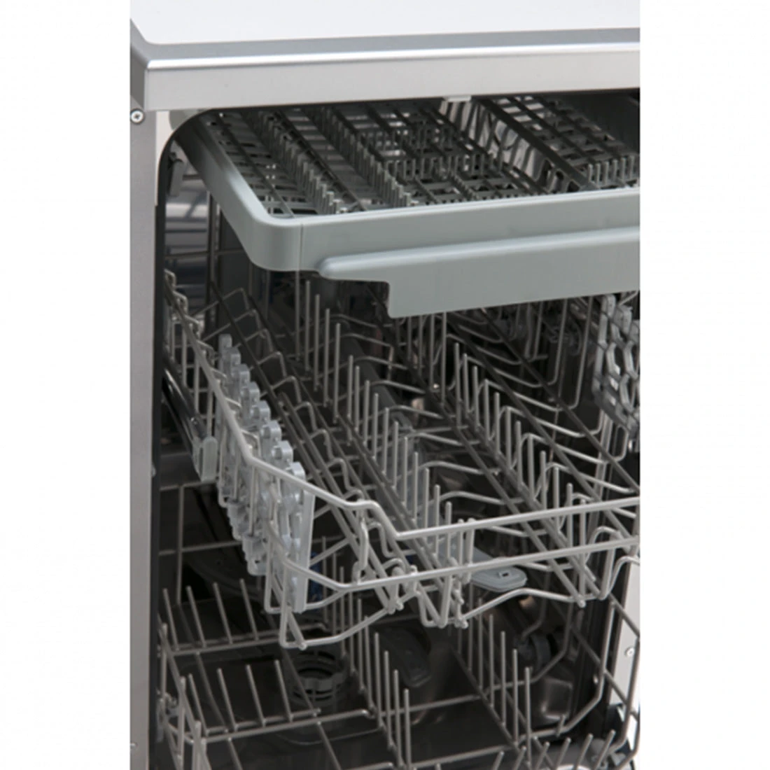 Euro Appliances Freestanding Dishwasher, Stainless Steel And Glass, 45cm Euro Appliances Freestanding Dishwasher, Stainless Steel And Glass, 45cm -Cook & Bathe EDS45XS product3 web