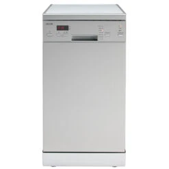 Euro Appliances Freestanding Dishwasher, Stainless Steel And Glass, 45cm
