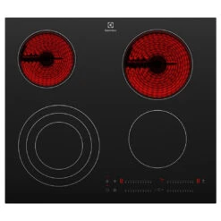 Electrolux 60cm UltimateTaste 300 4 Zone Ceramic Cooktop -Cook & Bathe EHC644BF 2