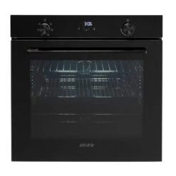 Euro Appliances Pyrolytic Multifunction Oven Black 60cm