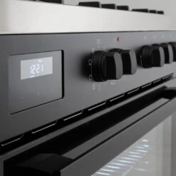 Euro Appliances Dual Fuel Freestanding Oven 90cm Black -Cook & Bathe EO90FSDPBL lifestyle1 web