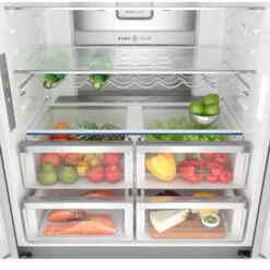 Electrolux 562L UltimateTaste 700 Quad Door Fridge Matte Charcoal Black 5 Electrolux 562L UltimateTaste 700 Quad Door Fridge Matte Charcoal Black -Cook & Bathe EQE5657BA 3