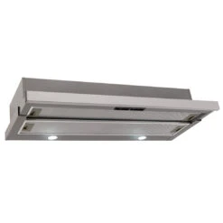 Euro Appliances Slide Out Rangehood 90cm Stainless Steel