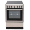 Euro Appliances Electric Freestanding Oven, Stainless Steel, 60cm