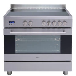 Euro Appliances Electric Freestanding Oven, Stainless Steel, 90cm