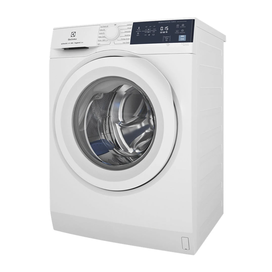 Electrolux 7.5kg UltimateCare 300 Front Load Washer With HygienicCare Electrolux 7.5kg UltimateCare 300 Front Load Washer With HygienicCare -Cook & Bathe EWF7524D3WB product1 web