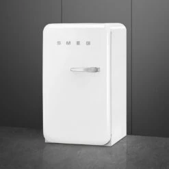 Smeg FAB10 50's Style 135L Retro Refrigerator Left Hand Hinge White 3 Smeg FAB10 50's Style 135L Retro Refrigerator Left Hand Hinge White -Cook & Bathe FAB10HLWH6 3