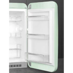 Smeg FAB10 50's Style 135L Retro Refrigerator Right Hand Hinge Pastel Green -Cook & Bathe FAB10HRPG6 5