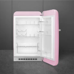 Smeg FAB10 50's Style 135L Retro Refrigerator Right Hand Hinge Pink -Cook & Bathe FAB10HRPK5 1