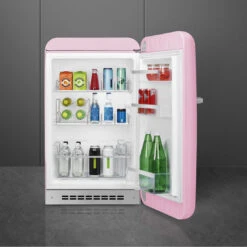Smeg FAB10 50's Style 135L Retro Refrigerator Right Hand Hinge Pink -Cook & Bathe FAB10HRPK5 8
