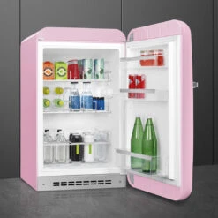 Smeg FAB10 50's Style 135L Retro Refrigerator Right Hand Hinge Pink -Cook & Bathe FAB10HRPK5 9