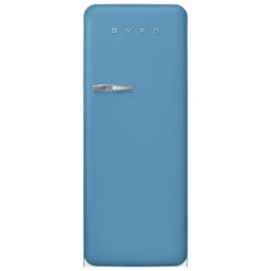 Smeg FAB28 50's Style 270L Retro Refrigerator Right Hand Hinge Light Blue