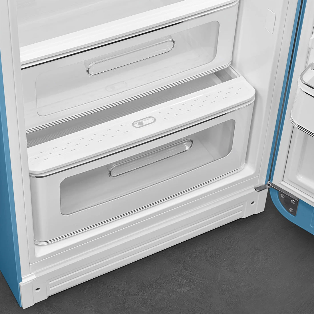 Smeg FAB28 50's Style 270L Retro Refrigerator Right Hand Hinge Light Blue Smeg FAB28 50's Style 270L Retro Refrigerator Right Hand Hinge Light Blue -Cook & Bathe FAB28RDLB5 6