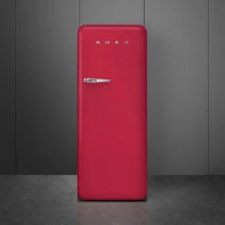 Smeg FAB28 50's Style 270L Retro Refrigerator Right Hand Hinge Ruby Red -Cook & Bathe FAB28RDRB5 9