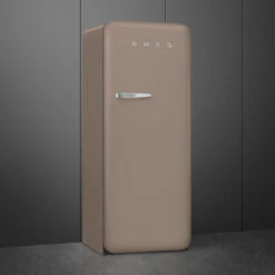 Smeg FAB28 50's Style 270L Retro Refrigerator Right Hand Hinge Taupe -Cook & Bathe FAB28RDTP5 1
