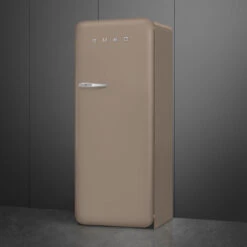 Smeg FAB28 50's Style 270L Retro Refrigerator Right Hand Hinge Taupe -Cook & Bathe FAB28RDTP5 2