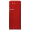 Smeg FAB28 50's Style 270L Retro Refrigerator Right Hand Hinge Red
