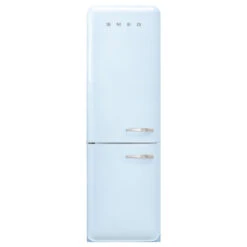Smeg FAB32 50's Style 331L Retro Refrigerator Left Hand Hinge Pastel Blue