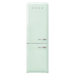 Smeg FAB32 50's Style 331L Retro Refrigerator Left Hand Hinge Pastel Green