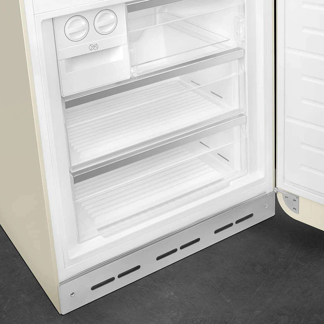 Smeg FAB38 50's Style 481L Retro Refrigerator Right Hand Hinge Cream Smeg FAB38 50's Style 481L Retro Refrigerator Right Hand Hinge Cream -Cook & Bathe FAB38RCR5AU 8