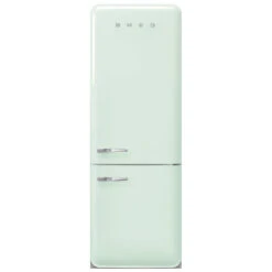 Smeg FAB38 50's Style 481L Retro Refrigerator Right Hand Hinge Pastel Green