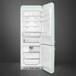 Smeg FAB38 50's Style 481L Retro Refrigerator Right Hand Hinge Pastel Green -Cook & Bathe FAB38RPG5AU 1