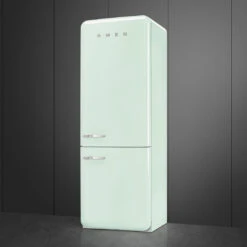 Smeg FAB38 50's Style 481L Retro Refrigerator Right Hand Hinge Pastel Green -Cook & Bathe FAB38RPG5AU 3