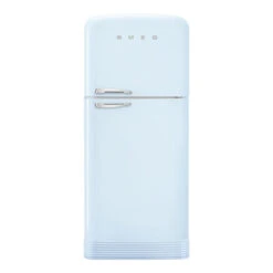 Smeg 50's Style 523L Retro Refrigerator Right Hand Hinge Pastel Blue