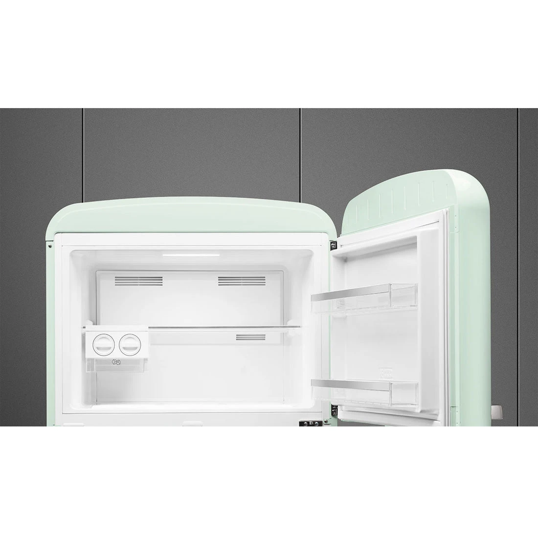 Smeg 50's Style 523L Retro Refrigerator Right Hand Hinge Pastel Green Smeg 50's Style 523L Retro Refrigerator Right Hand Hinge Pastel Green -Cook & Bathe FAB50RPG5AU 4
