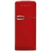 Smeg 50's Style 523L Retro Refrigerator Right Hand Hinge Red