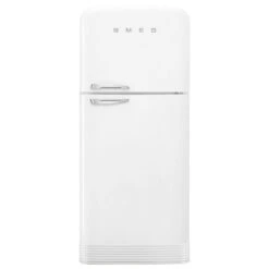 Smeg 50's Style 523L Retro Refrigerator Right Hand Hinge Pastel White