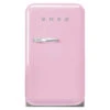 Smeg FAB5 50's Style 34L Retro Refrigerator Right Hand Hinge Pink