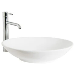 Bourne Ovalini Above Counter Basin White