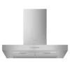 Smeg Wall Mount T-Shape Canopy Rangehood Stainless Steel 70cm