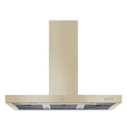 Smeg 110cm Victoria Wallmount T-Shape Rangehood Cream