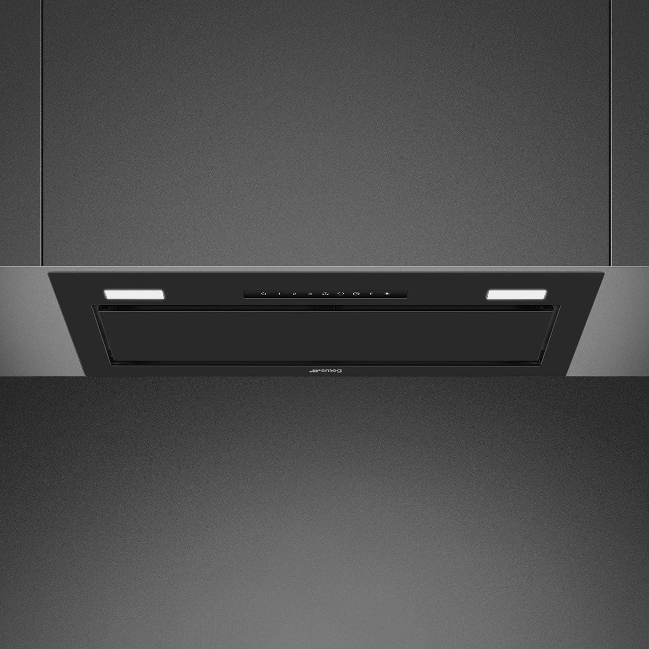 Smeg Universale Integrated Rangehood 60cm Matte Black Smeg Universale Integrated Rangehood 60cm Matte Black -Cook & Bathe KSGAU6P4MB