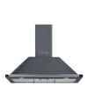 Smeg 90cm Victoria Wallmount Canopy Rangehood Slate Grey