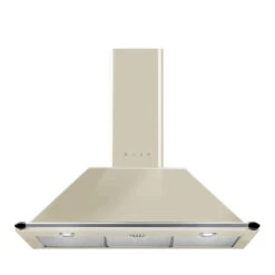 Smeg 90cm Victoria Wallmount Canopy Rangehood Cream