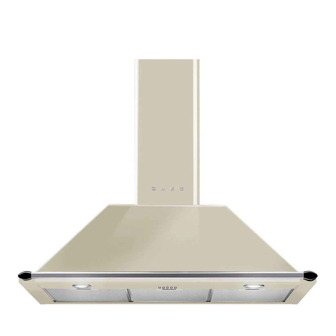 Smeg 90cm Victoria Wallmount Canopy Rangehood Cream Smeg 90cm Victoria Wallmount Canopy Rangehood Cream -Cook & Bathe KT90PA
