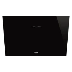 Smeg Universale Decorative Wall Rangehood 90cm Black