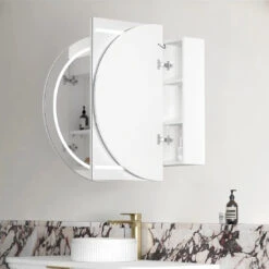 Otti LED Bondi 1200x750 White Shaving Cabinet - Premium Edition -Cook & Bathe LED BOSV1275W VP 2